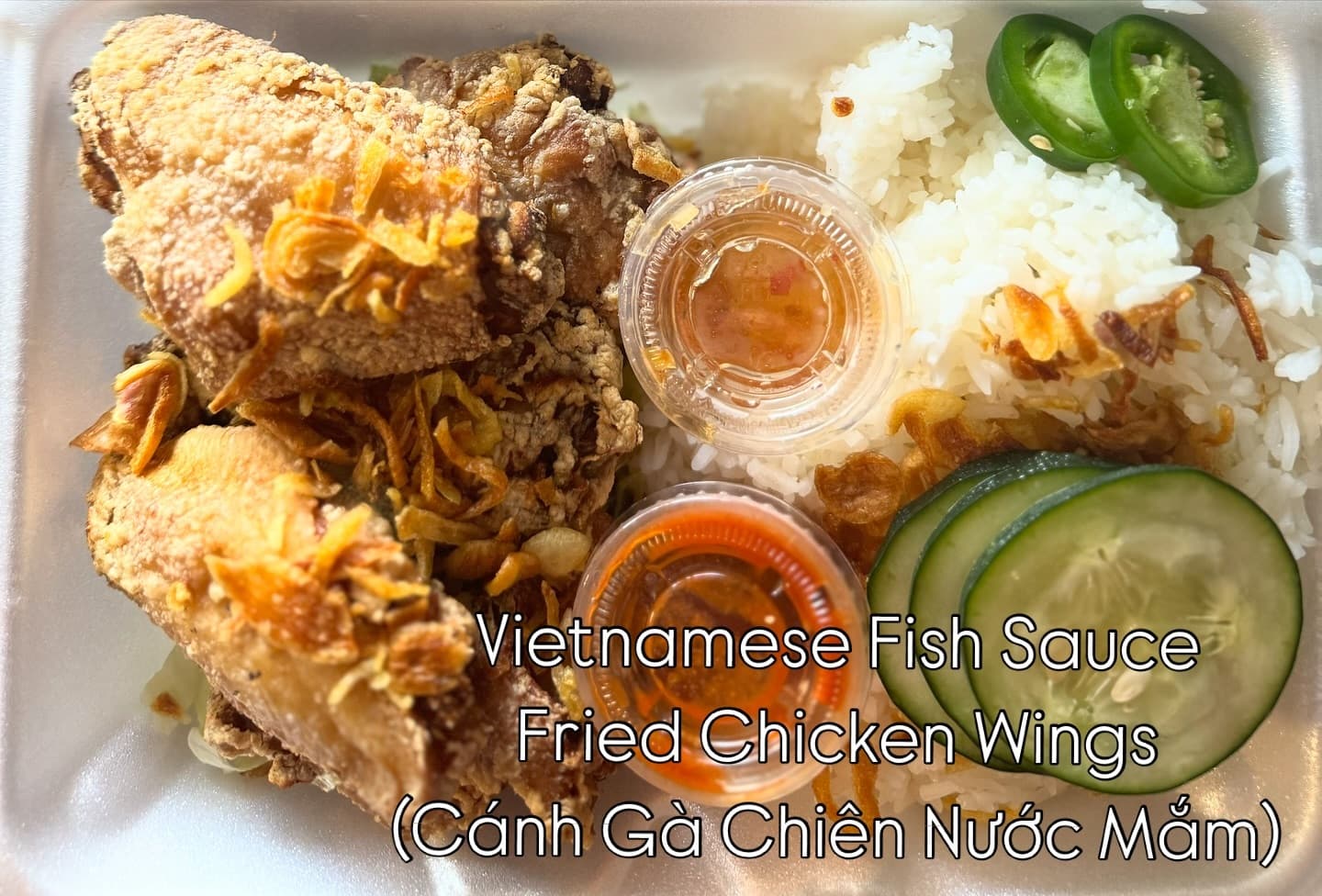Vietnamese fish sauce fried chicken wings (cánh gà chiên nước mắm)