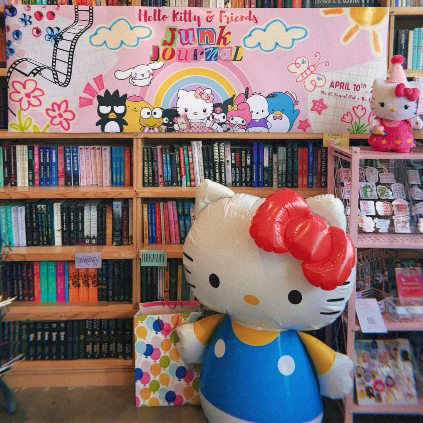 Hello Kitty & Friends really came through & SHOWED OUTTTT!! 💖
We spent the night junk journaling at @thebookclubkc and it was so special seeing everyone create, connect, and share the love of Hello Kitty & Friends together!! We celebrated a special birthday: @brinas_junkjournal too! 🎀✨
Thank you everyone who shared stickers, trinkets, and the good vibes with each other. This is what KC Journal Club is all about! 💌
Special thank you to our sponsors & vendors:
@trulymadlydepot , @dragonwagonkc, and @timelessmain.
The special hello kitty kits were hand crafted by @bits_and_besties and @timelessmain. @Trulymadlydepot included the (2) Hello Kitty Pipsticks sticker sheets in each kit and the amazing grand prize! Also, to @justcubby16 for providing the 🎶 sounds 🎧🎵 and DJing the event.
Until next time!
Xoxo, the KC journal club